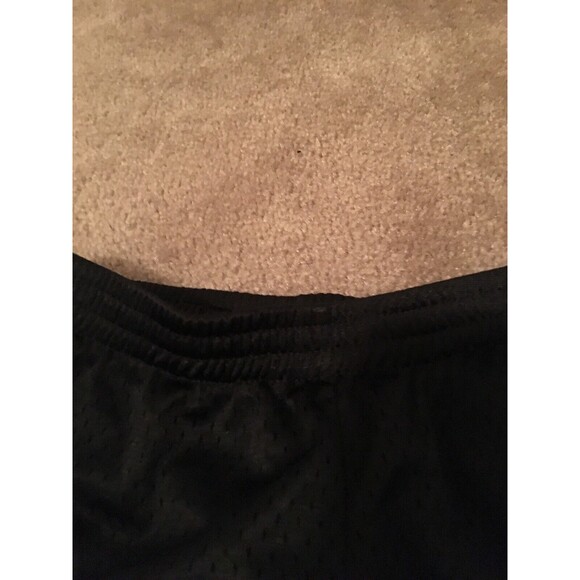 Champion Girls Black Mesh Shorts Gym Walking Running with Side Stripe Size Small - Picture 4 of 8